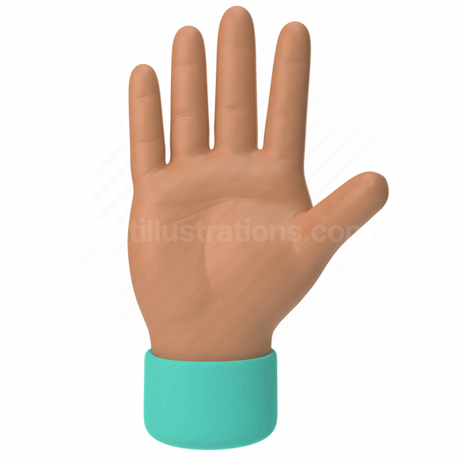 emoticon, emoji, sticker, gesture, hand, palm, medium